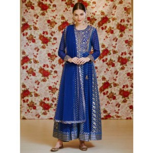 Anarkalis blue