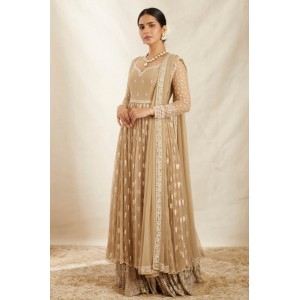 Deep Red Nasira Kurta Set